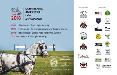 Plakat: Dolnośląska Amatorska Liga Zaprzęgowa